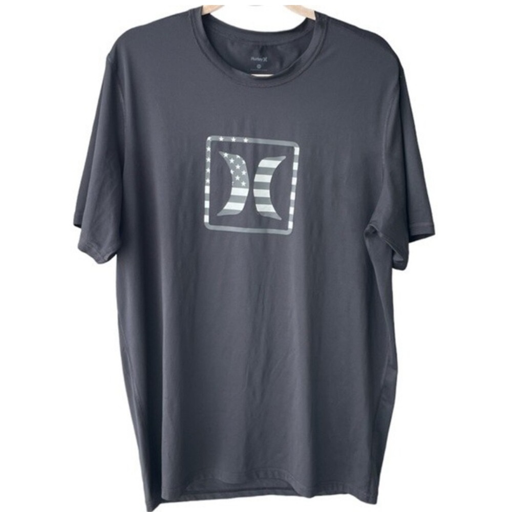 Hurley T-Shirt Black American Logo Size XXL